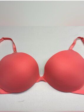 Victoria's Secret Flame Uplift Plunge Push-Up Bra 34DD NWOT *P1062